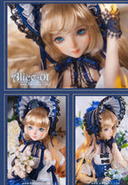 Pre-Order Ringdoll Alice 01 44cm/17.3in Bjd Full Set Action Figure Official Gift