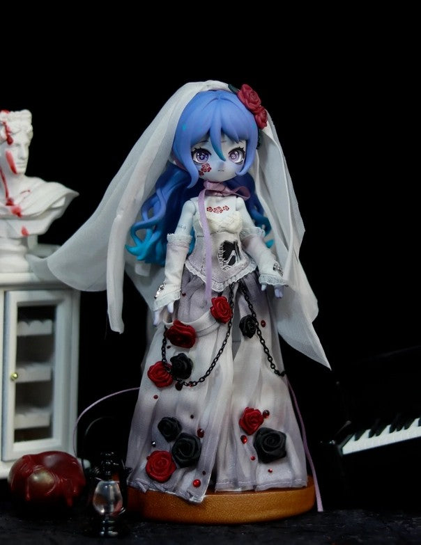 Nyssa Bizarre Nightmare Series 18cm/7In Bjd Doll Dressable Action Figure Gift