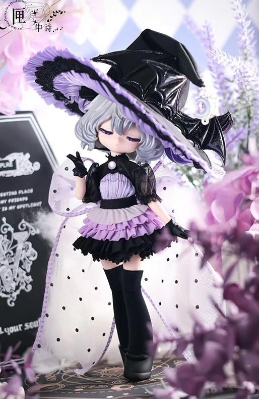 6Pcs In A Box Poetry Asymptomatic 14.5cm/5.7in Bjd Dressable Action Figures Gift
