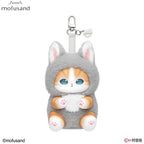6Pcs Mofusand Kiramekko Fluffy Kittens Collectible Plush Vinyl Pendants Gift