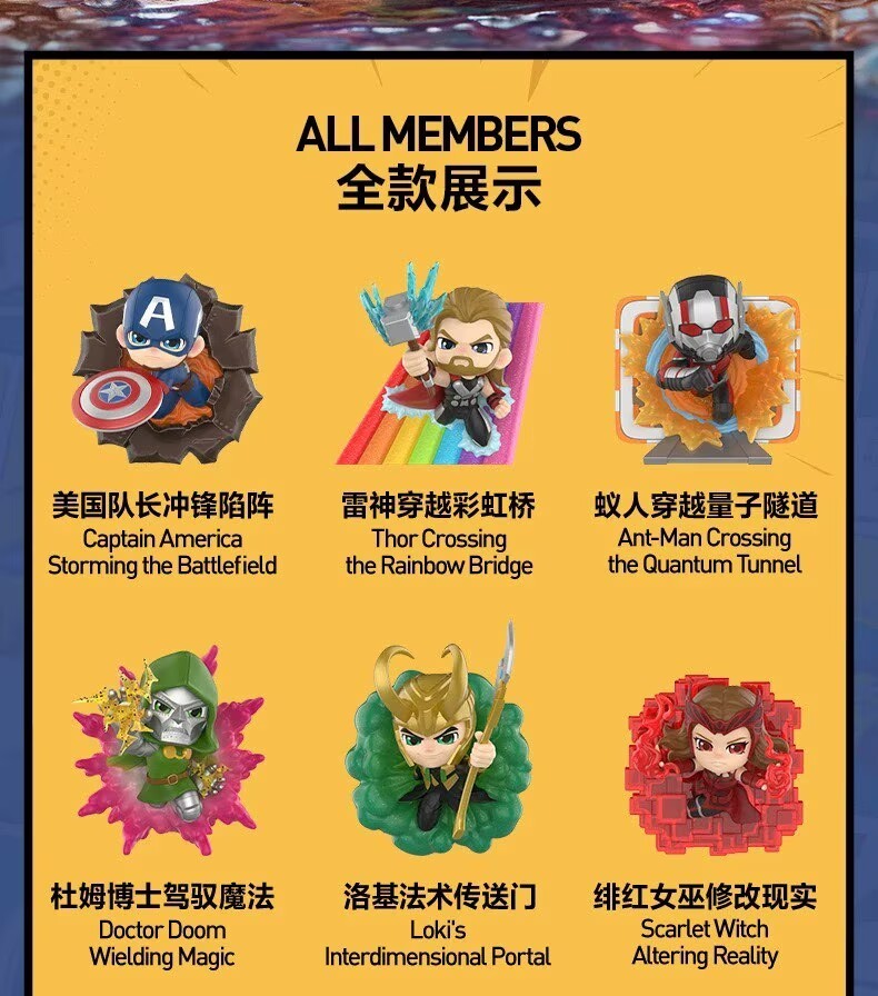 Authentic Marvel Across The Infinite Series Blind Box Confirmed Figures Toy Gift